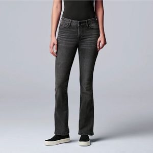 Vintage Noir Bootcut Jeans 8P